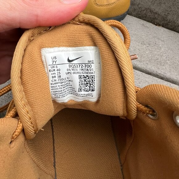 Nike Manoa Big Kids' Boots Size 7Y - Picture 10 of 11